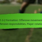 4-1-3-2 Formation: Ball recovery tactics, Formation adjustments, Player roles